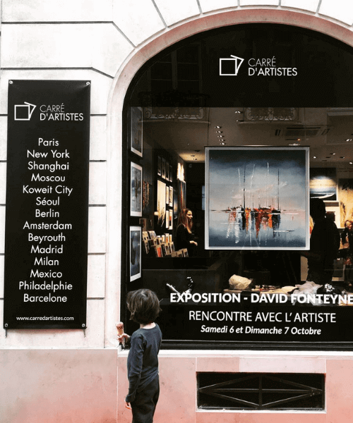 les galeries d'art de carré d'artistes